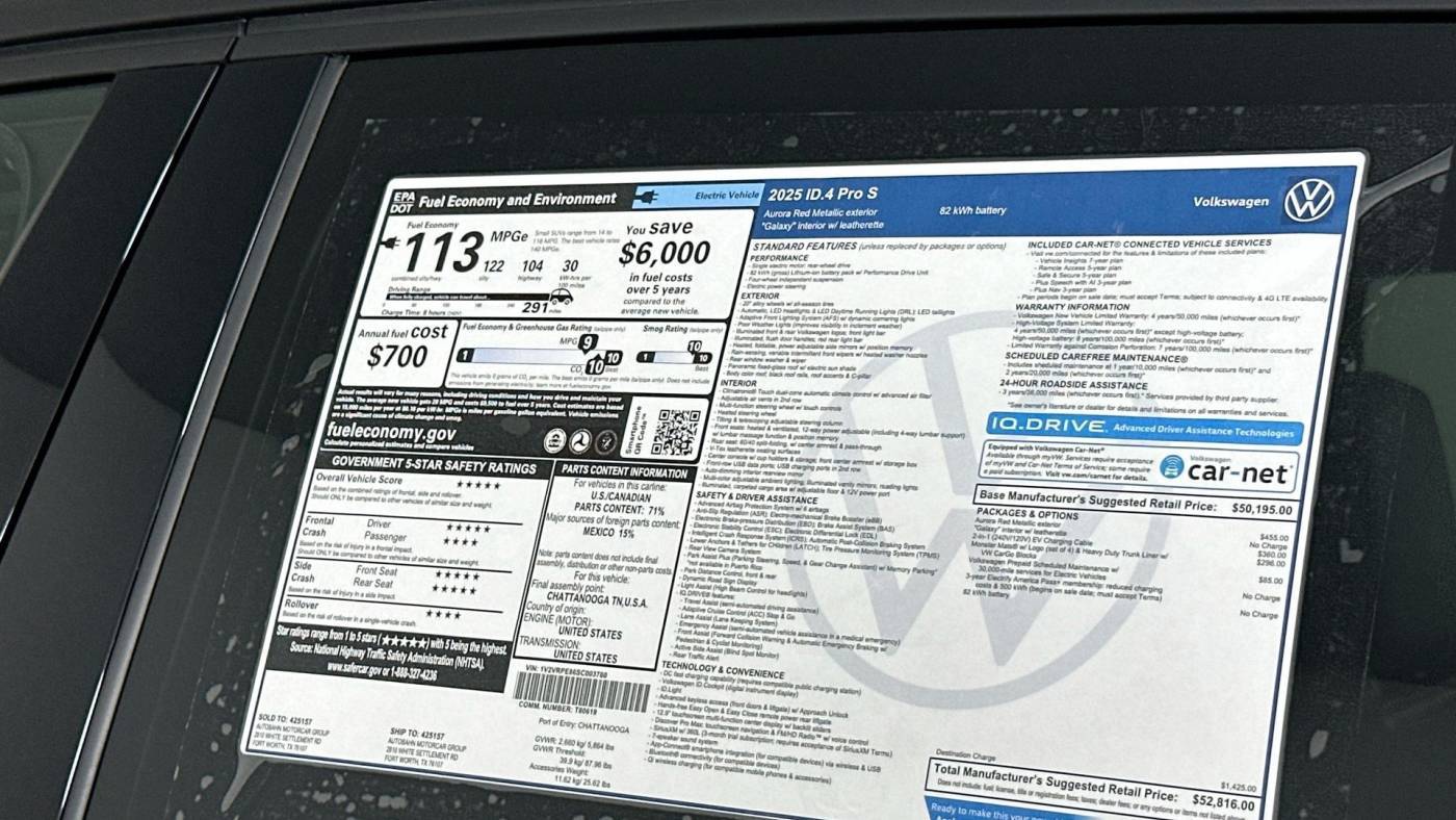 2025 Volkswagen ID.4 1V2VRPE86SC003780