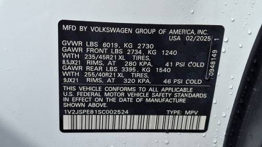 2025 Volkswagen ID.4 1V2JSPE81SC002524