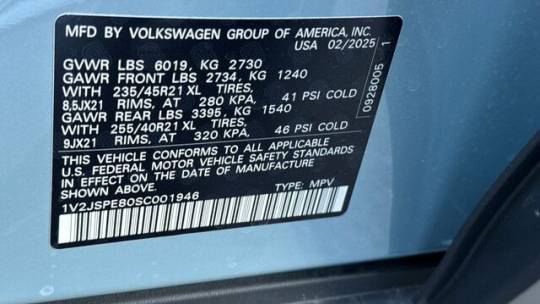 2025 Volkswagen ID.4 1V2JSPE80SC001946