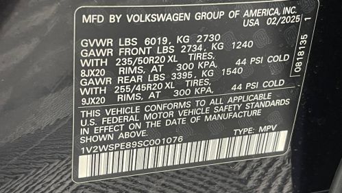 2025 Volkswagen ID.4 1V2WSPE89SC001076