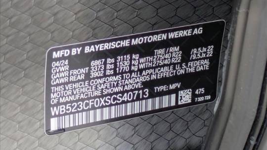 2025 BMW iX WB523CF0XSCS40713