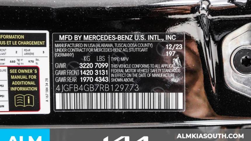 2024 Mercedes GLE 4JGFB4GB7RB129773