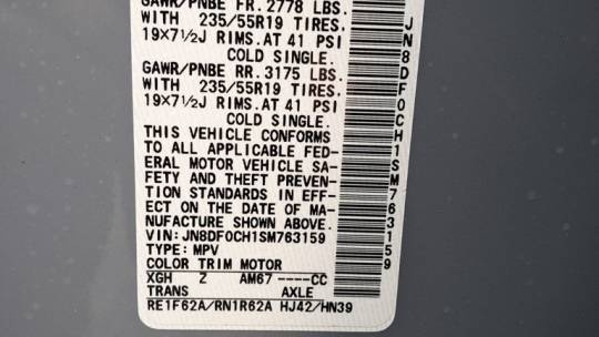 2025 Nissan Ariya JN8DF0CH1SM763159