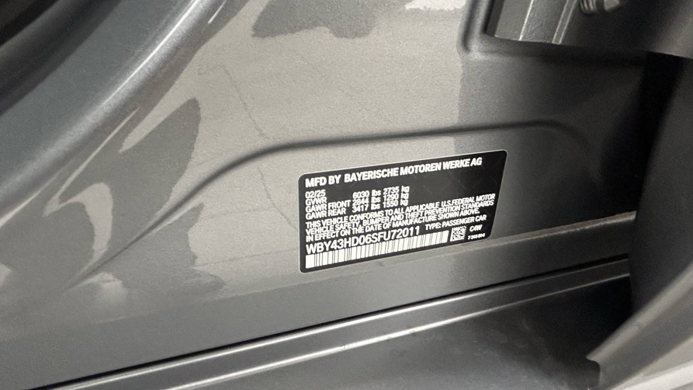 2025 BMW i4 WBY43HD06SFU72011
