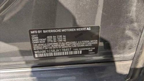 2018 BMW 3 Series WBA8E1C58JA178457