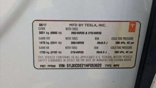 2017 Tesla Model X 5YJXCDE21HF053620