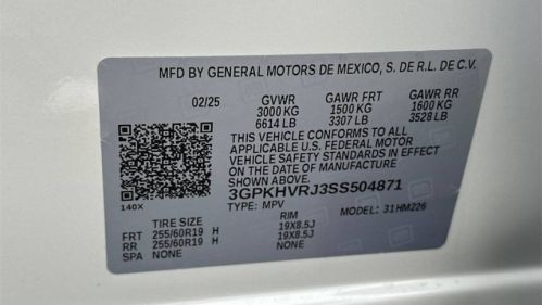 2025 Honda Prologue 3GPKHVRJ3SS504871