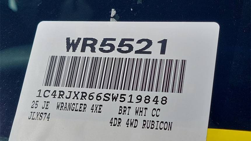 2025 Jeep Wrangler 1C4RJXR66SW519848