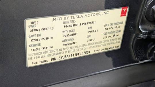 2015 Tesla Model S 5YJSA1E41FF107804