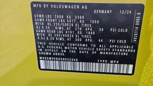 2025 Volkswagen ID.Buzz WVG5WVEBXSH022048