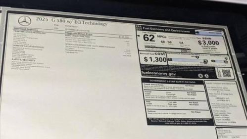 2025 Mercedes Electric G-Class W1NWM0AB5SX026708