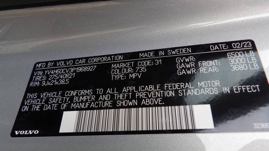 2023 Volvo XC90 YV4H60CV3P1968927