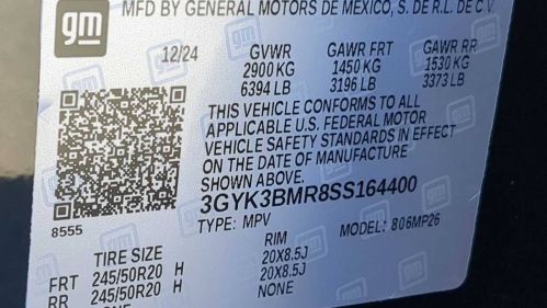 2025 Cadillac OPTIQ 3GYK3BMR8SS164400