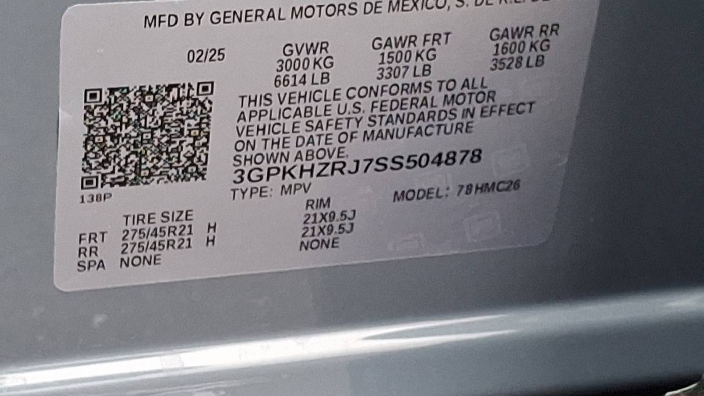 2025 Honda Prologue 3GPKHZRJ7SS504878