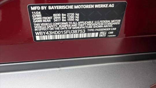 2025 BMW i4 WBY43HD01SFU38753