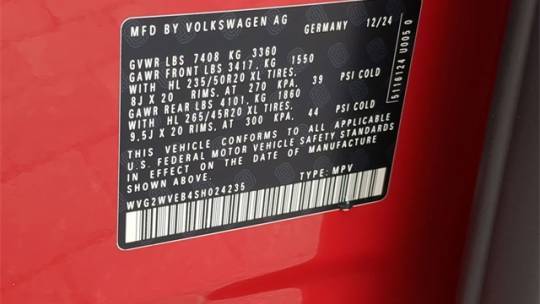 2025 Volkswagen ID.Buzz WVG2WVEB4SH024235