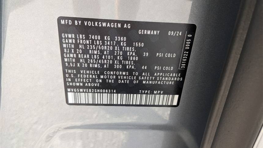 2025 Volkswagen ID.Buzz WVG5WVEB2SH006314