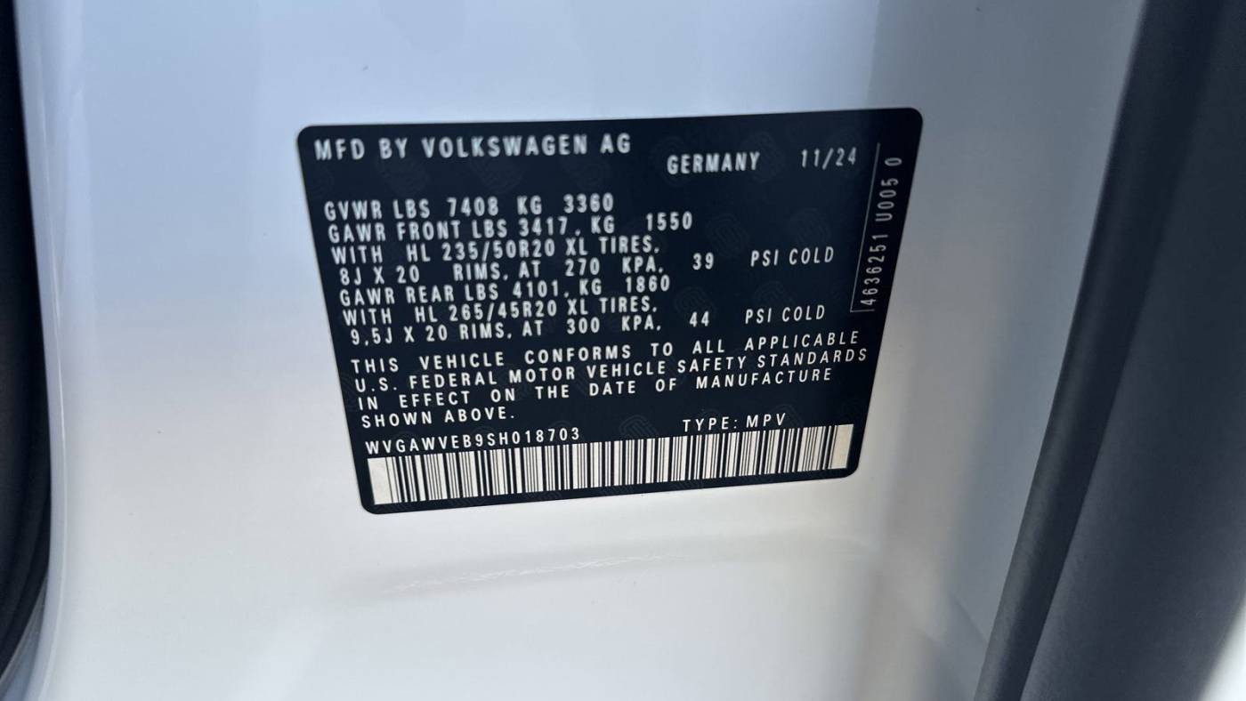 2025 Volkswagen ID.Buzz WVGAWVEB9SH018703