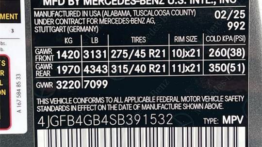 2025 Mercedes GLE 4JGFB4GB4SB391532