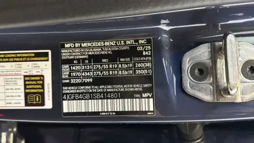2025 Mercedes GLE 4JGFB4GB1SB414801