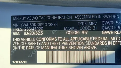 2025 Volvo XC60 YV4H60RC6S1073978