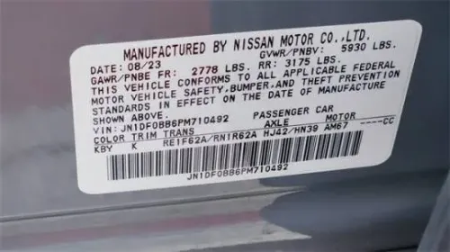 2023 Nissan Ariya JN1DF0BB6PM710492