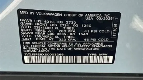 2025 Volkswagen ID.4 1V2JSPE8XSC003266