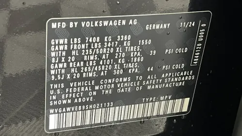 2025 Volkswagen ID.Buzz WVGAWVEB9SH021133