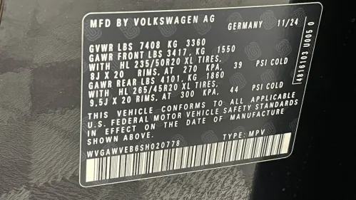 2025 Volkswagen ID.Buzz WVGAWVEB6SH020778