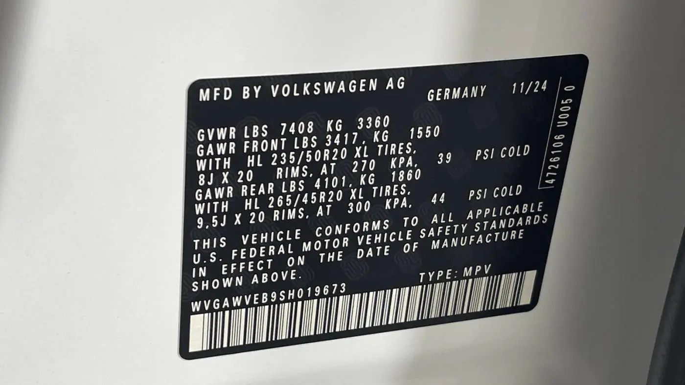 2025 Volkswagen ID.Buzz WVGAWVEB9SH019673
