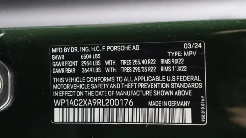 2024 Porsche Macan Electric WP1AC2XA9RL200176