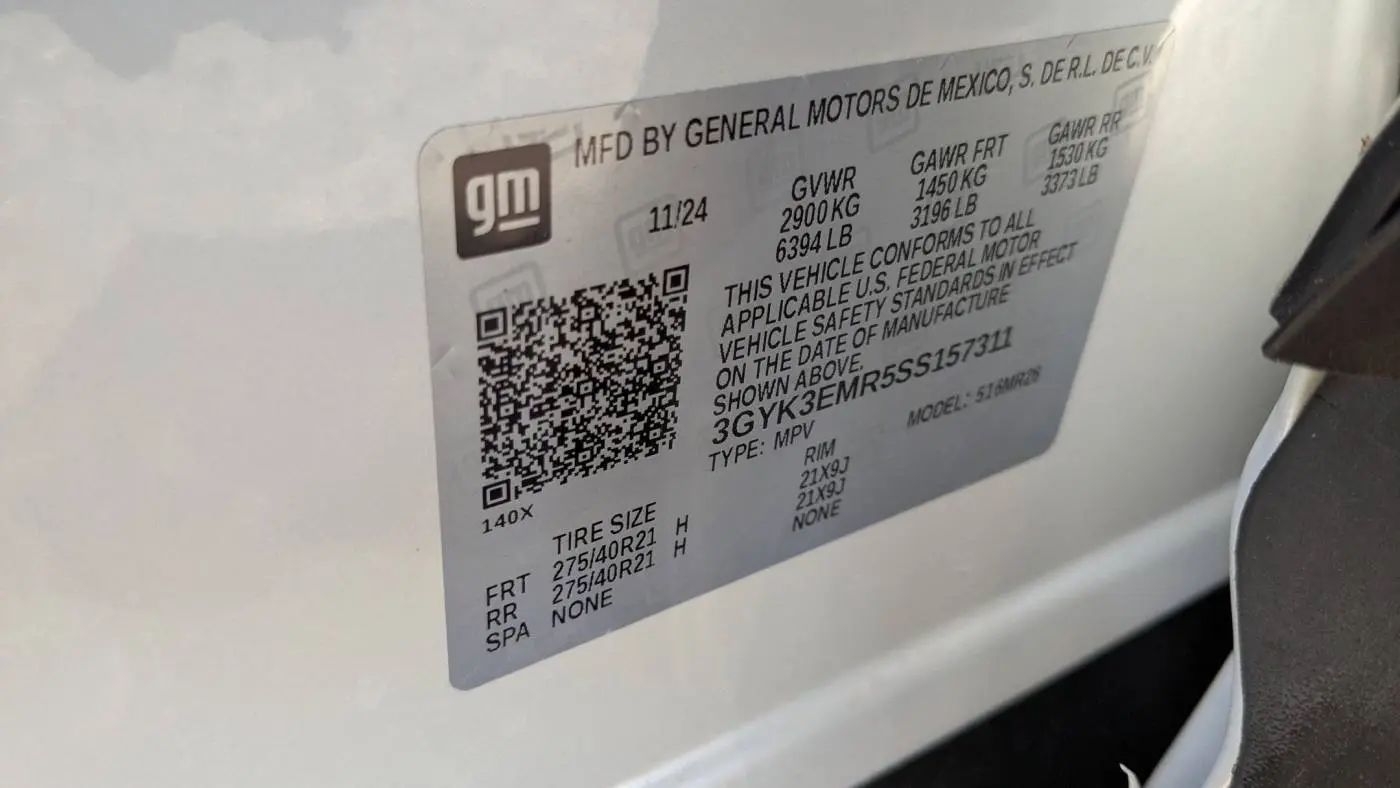 2025 Cadillac OPTIQ 3GYK3EMR5SS157311