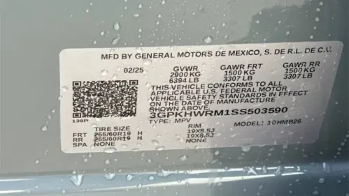 2025 Honda Prologue 3GPKHWRM1SS503590