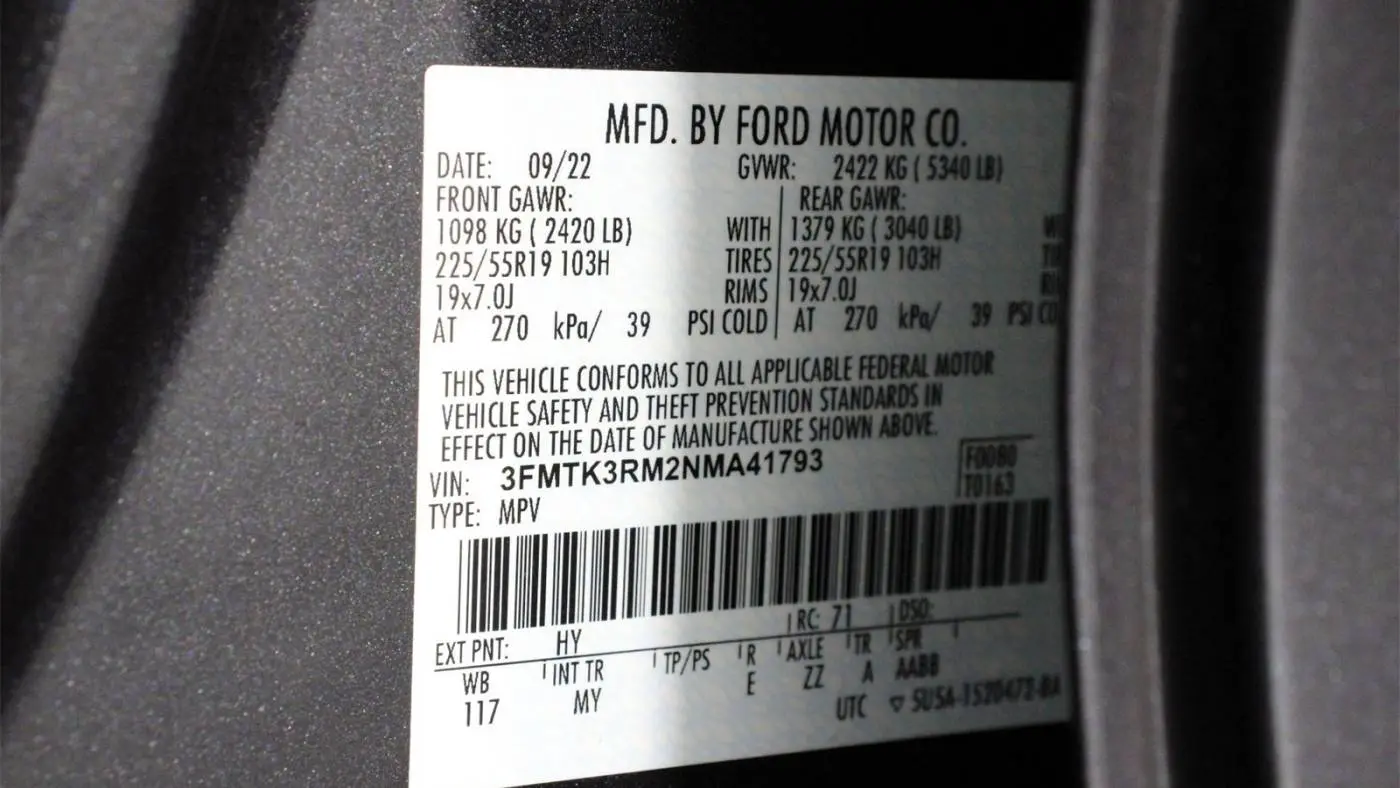 2022 Ford Mustang Mach E 3FMTK3RM2NMA41793