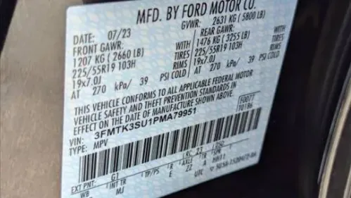 2023 Ford Mustang Mach E 3FMTK3SU1PMA79951