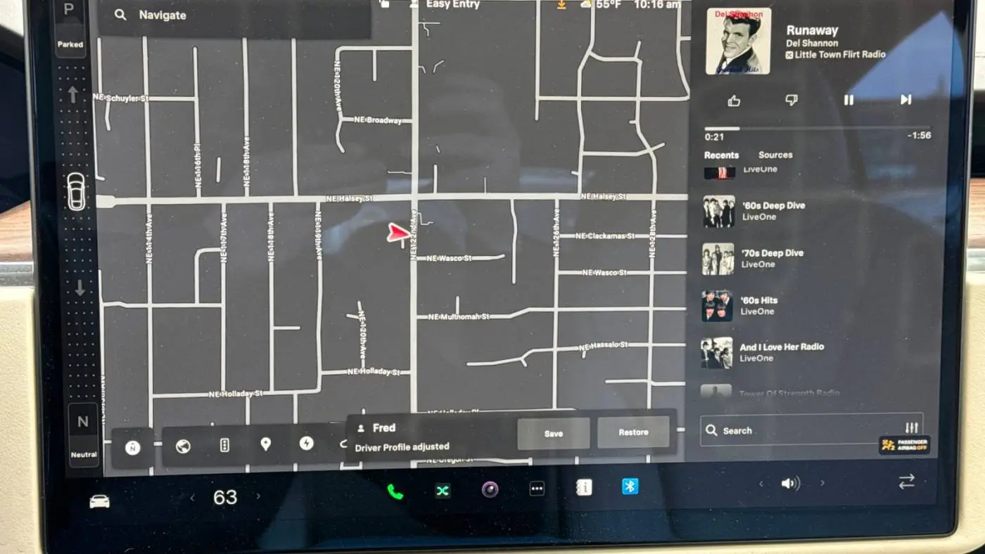 2021 Tesla Model S 5YJSA1E59MF453623