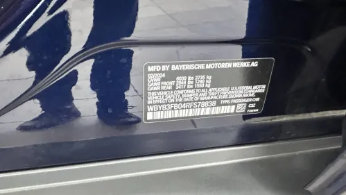 2024 BMW i4 WBY83FB04RFS78838