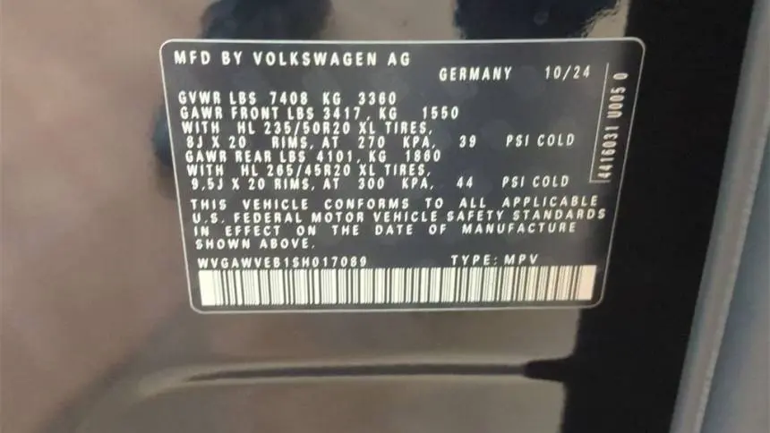 2025 Volkswagen ID.Buzz WVGAWVEB1SH017089