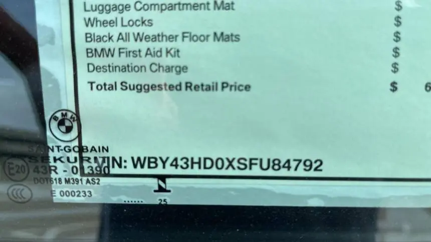 2025 BMW i4 WBY43HD0XSFU84792