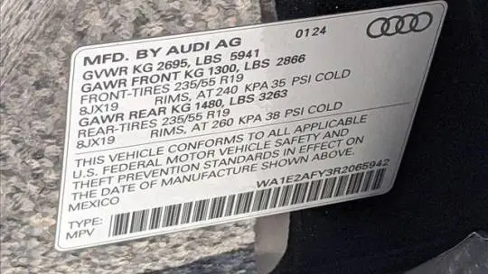 2024 Audi Q5 WA1E2AFY3R2065942