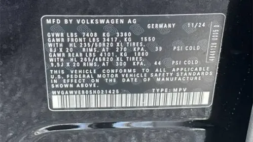2025 Volkswagen ID.Buzz WVGAWVEB0SH021425
