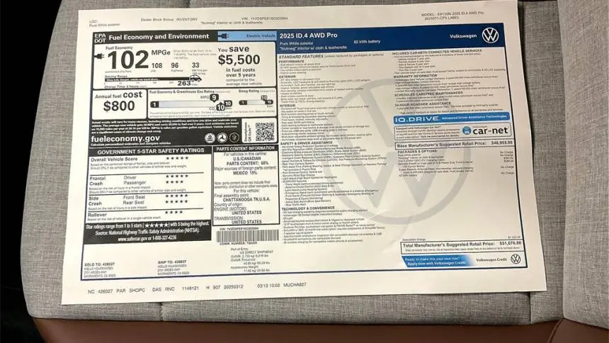 2025 Volkswagen ID.4 1V2DSPE81SC003864