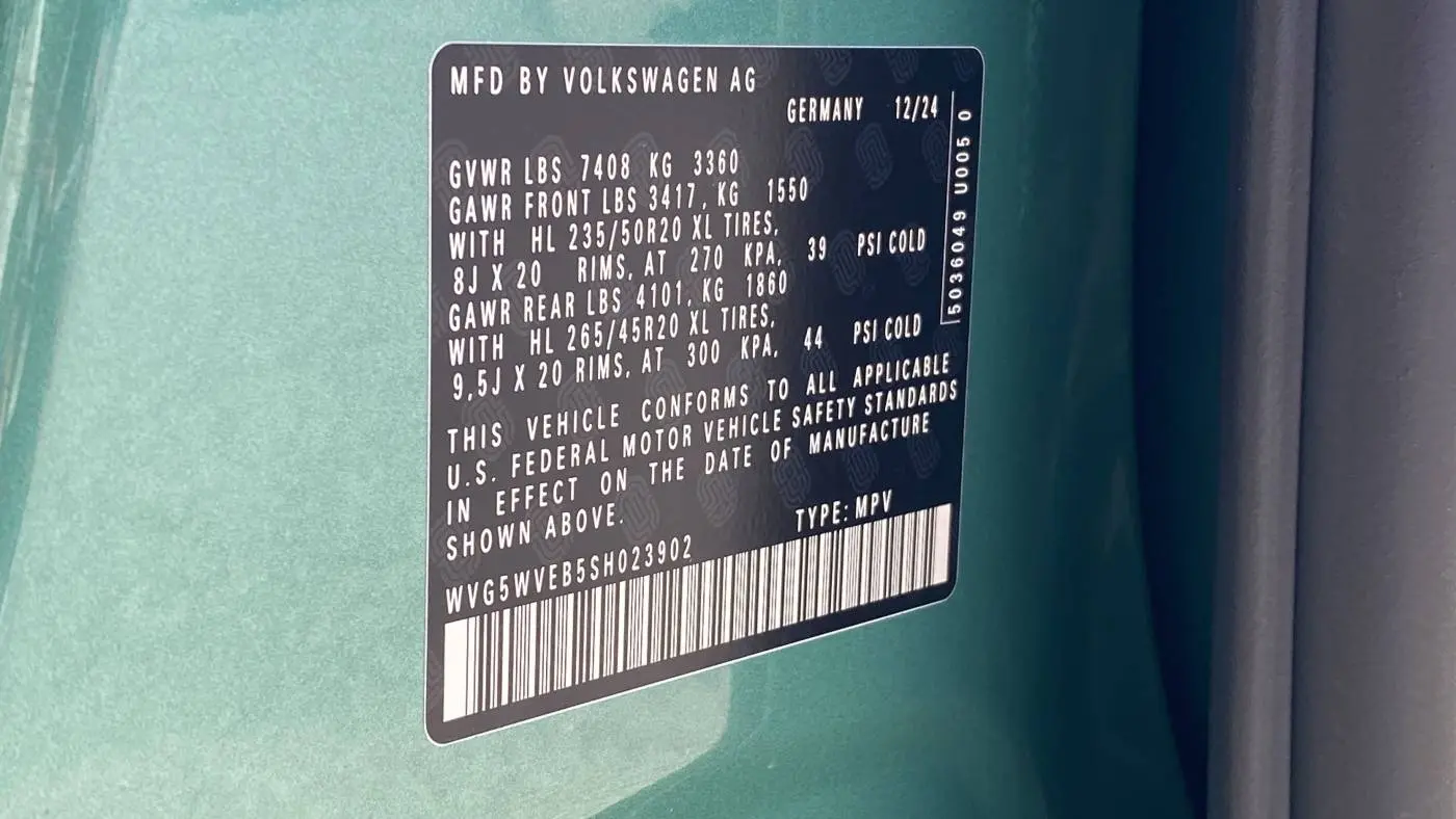 2025 Volkswagen ID.Buzz WVG5WVEB5SH023902