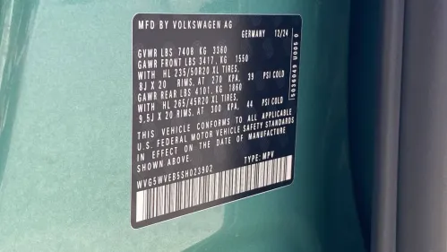 2025 Volkswagen ID.Buzz WVG5WVEB5SH023902