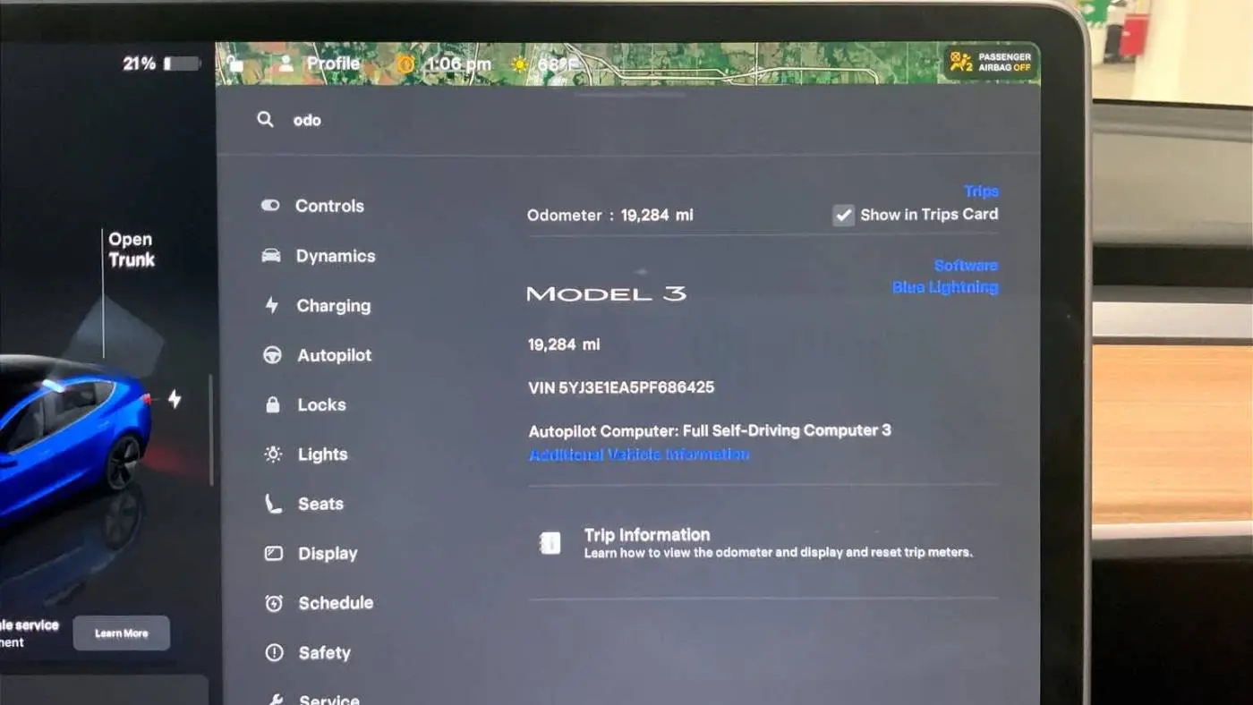 2023 Tesla Model 3 5YJ3E1EA5PF686425