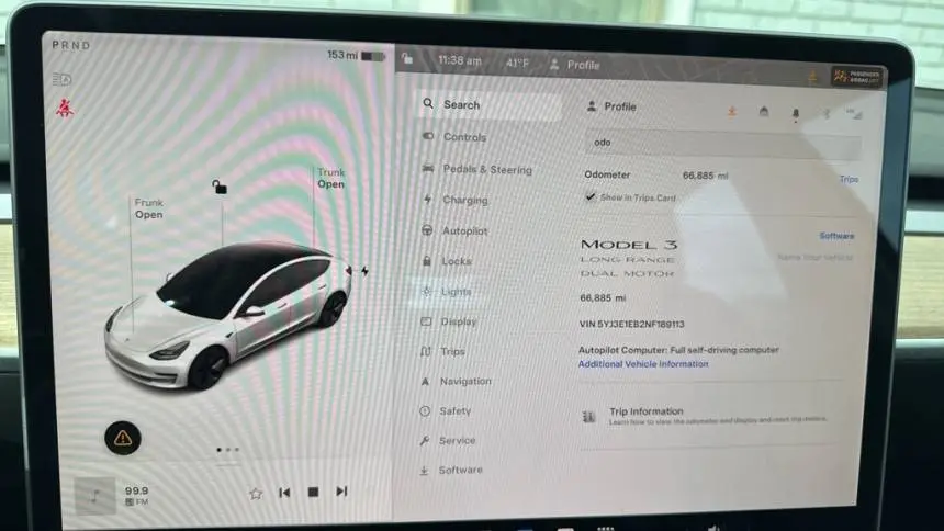 2022 Tesla Model 3 5YJ3E1EB2NF189113