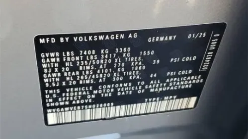 2025 Volkswagen ID.Buzz WVGAWVEB7SH026069