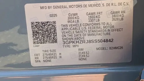 2025 Honda Prologue 3GPKHZRJ8SS504842
