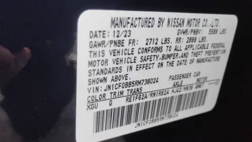 2024 Nissan Ariya JN1CF0BB5RM738024