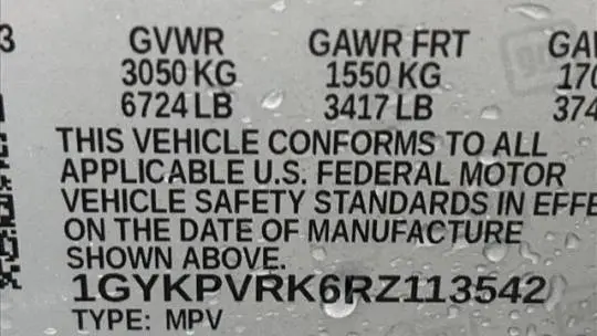 2024 Cadillac Lyriq 1GYKPVRK6RZ113542